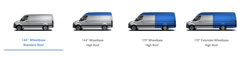 Sprinter Van Size Comparison